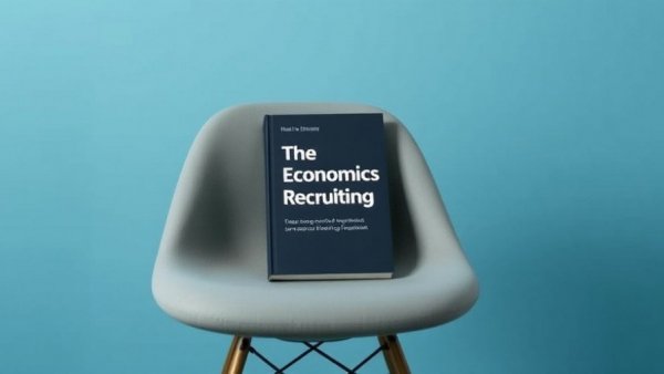Recruiting software eBook on chair with download button.