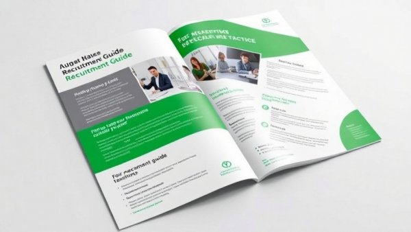 Modern flyer showcasing recruitment guide, AI in recruitment bias context.