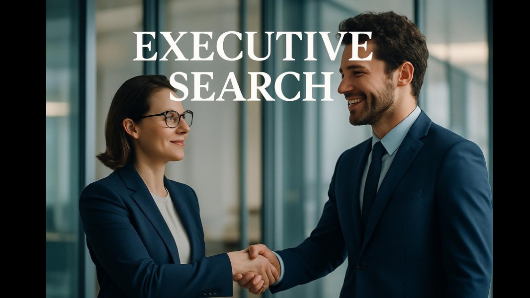 Confident recruiter and smiling candidate handshake in modern office, showcasing talent acquisition.