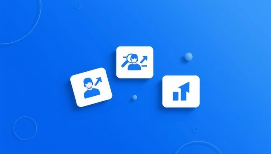 Recruitment tech stack icons with blue background design.