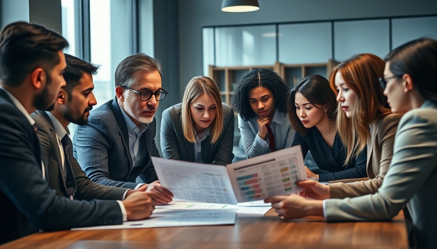 AI in HR for Diversity and Inclusion discussion with data analysis on devices.