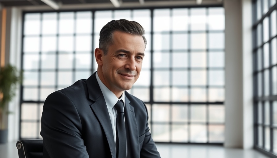 Confident professional man in office, SHRM conference diversity.