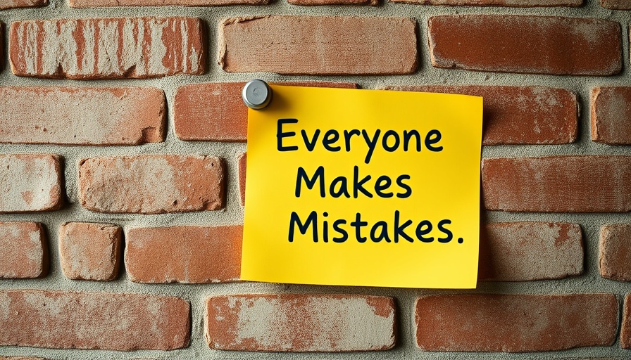 Motivational note on brick wall highlighting LinkedIn mistakes for coaches.