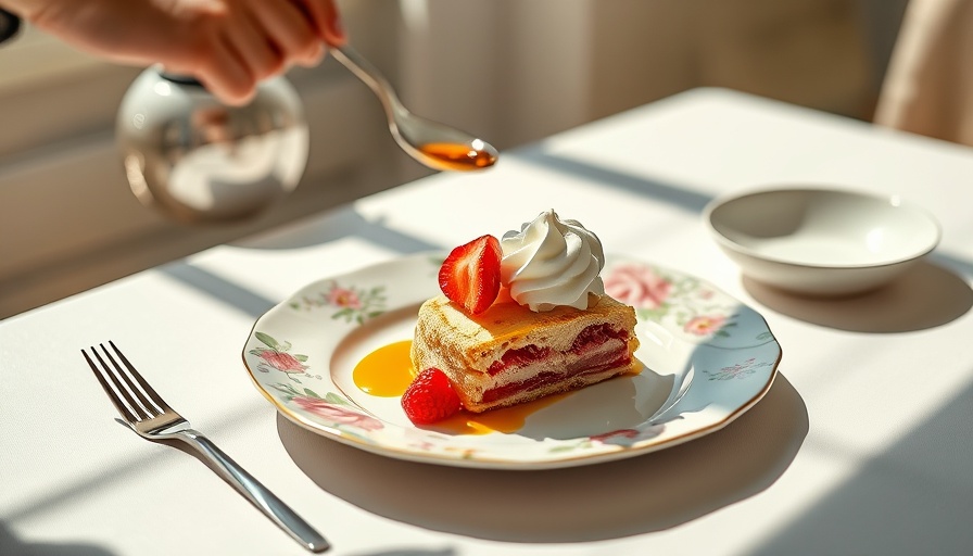 Delicious dessert at top Belgrade restaurant for 'where to eat in Belgrade'