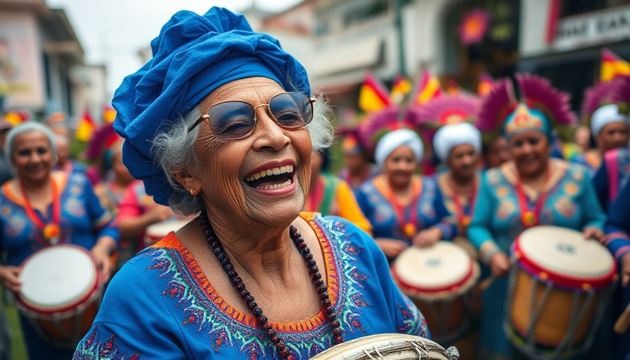 Candomblé celebration in Salvador with joyful participants.
