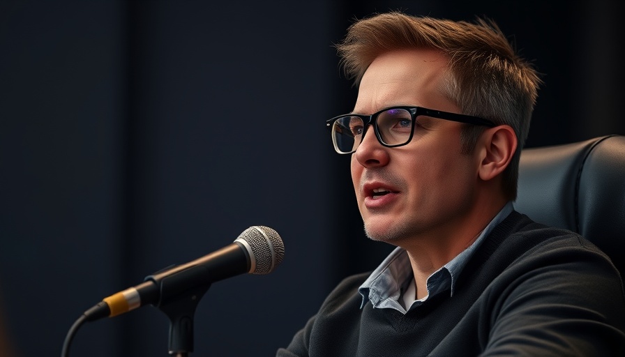 Man speaking at event, Kalshi's $5 Billion Valuation discussion