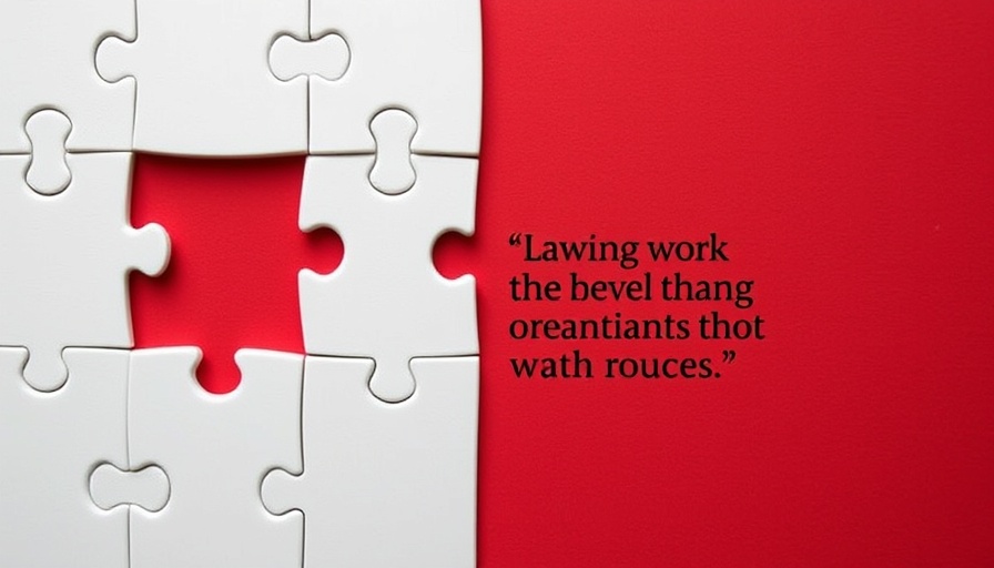Second-order thinking concept with puzzle and red background.