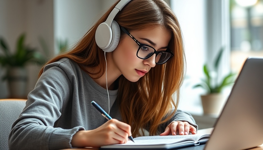 Focused woman learning online, illustrating the benefits of human resource training.
