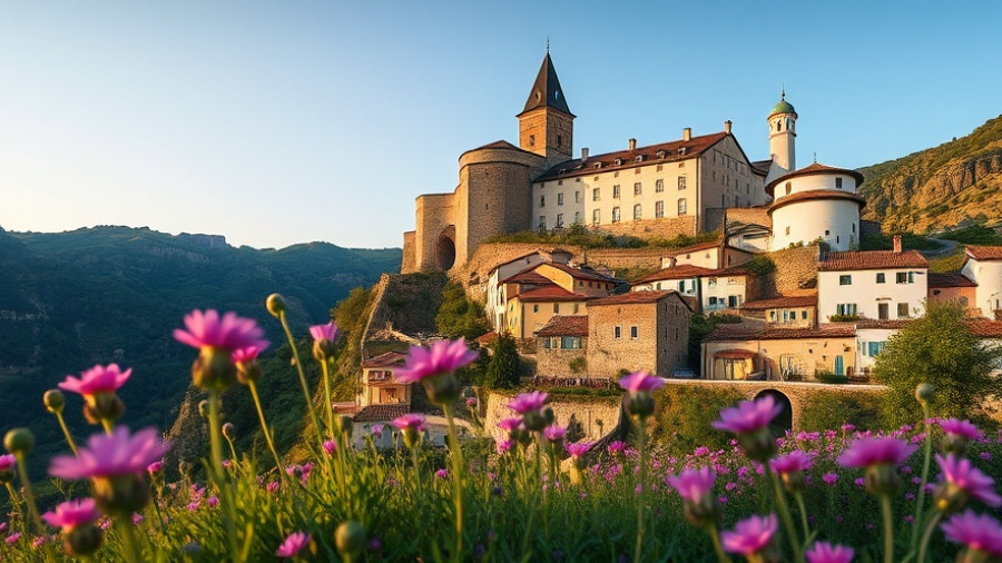 Discover hidden gems in Portugal's medieval village, vibrant flowers.