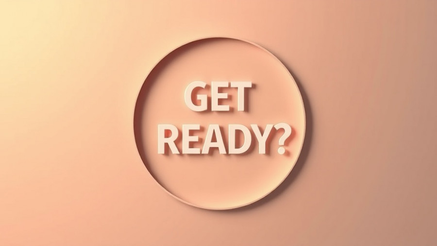 Minimalist design with 'GET READY?' text for LinkedIn algorithm 2025.