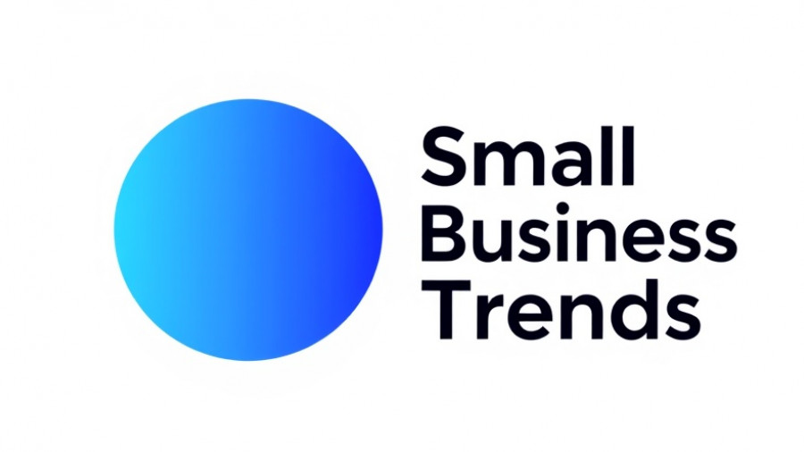 Modern logo for Small Business Trends with blue circle and text.