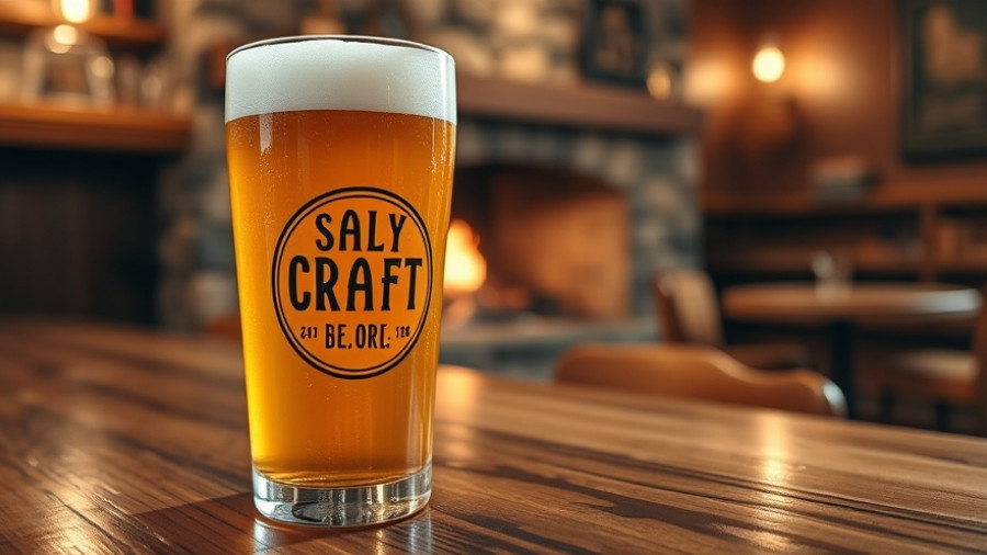 Frothy craft beer at a cozy Adirondacks brewery.