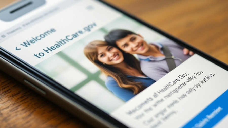 ACA phantom enrollees fraud: HealthCare.gov website on smartphone.