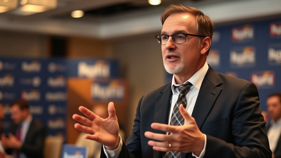 Confident man speaking at conference, David Ellison remaking Hollywood.