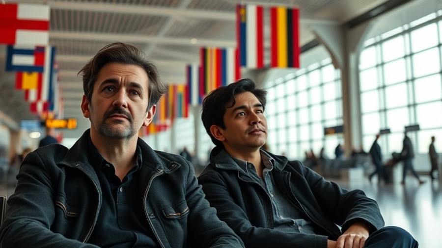 Avoid Travel Mistakes 2026: Thoughtful travelers in an airport.