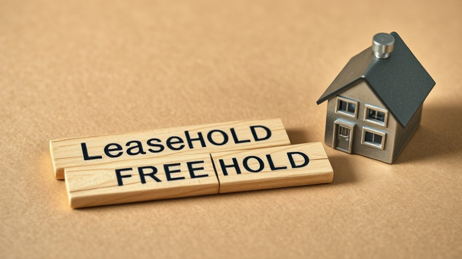 Leasehold reform UK: Stamps and house model symbolizing property ownership.
