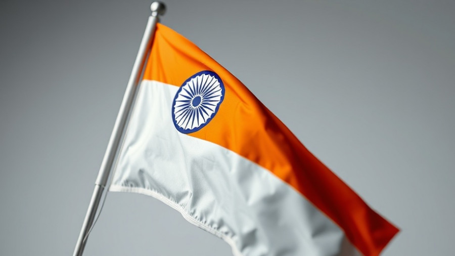 Close-up of the Indian flag symbolizing Accel and Prosus investment in Indian startups.