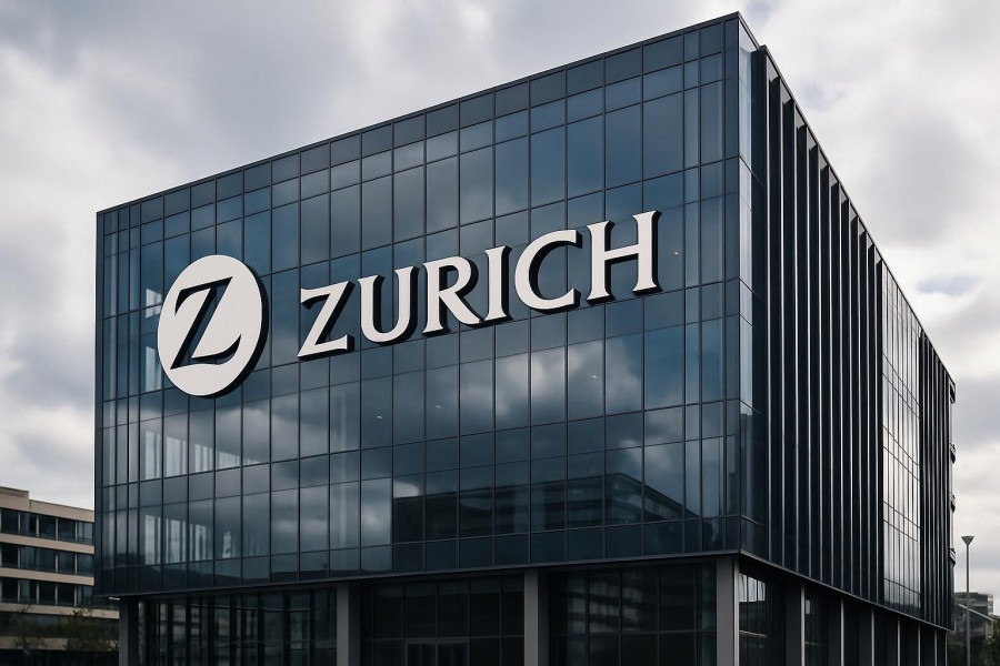 Modern building with ZURICH logo emphasizing empathy in customer experience.