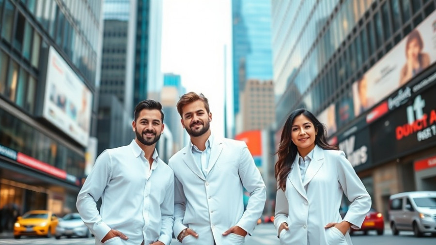 Generative Engine Optimization for Retail: Confident team in city with funding news.