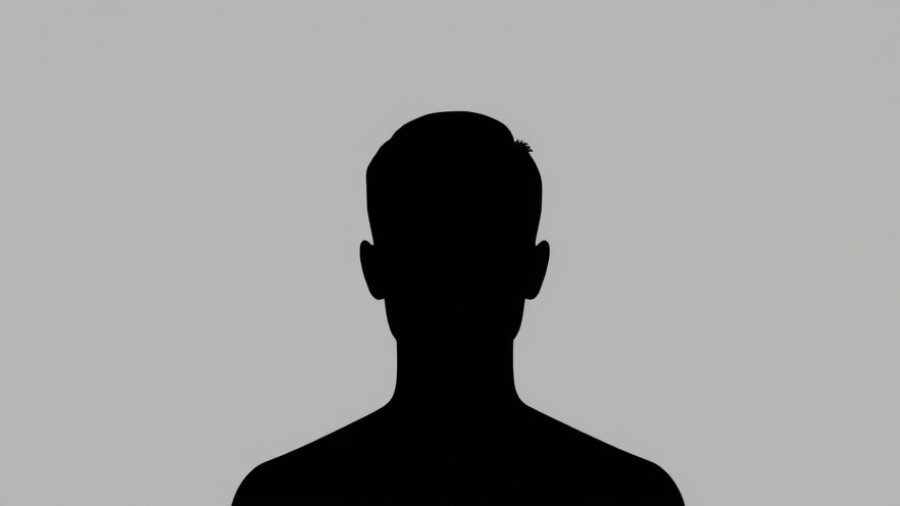 Minimalistic avatar in grayscale with a neutral background.