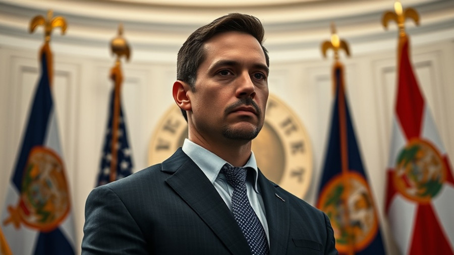 Florida Medical Freedom Movement advocate in political setting.