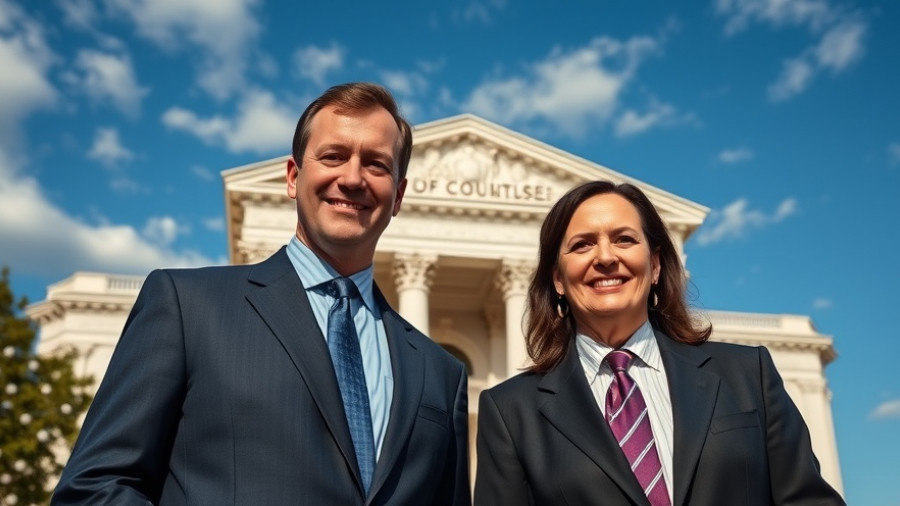 Legal professionals involved in a court case against Zillow, standing confidently.