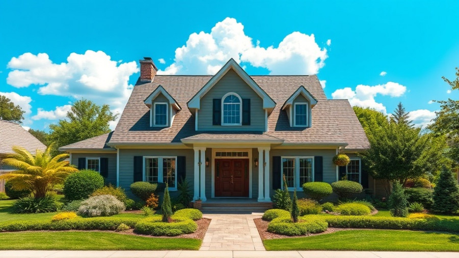 Charming suburban house surrounded by greenery. How Much Home Insurance Do I Need?