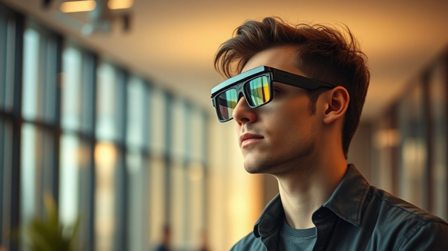 Casual man in futuristic glasses inside modern office. OpenAI IPO Revenue Growth.