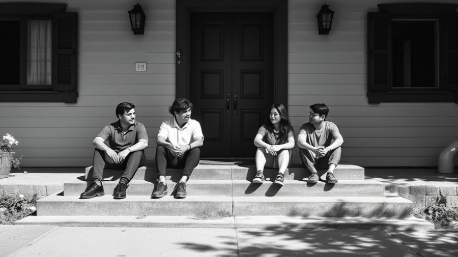 The Neighbourhood 2026 Tour group in black and white.