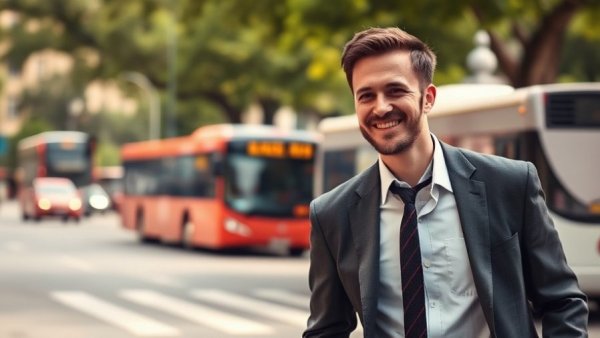 Zohran Mamdani childcare promises, smiling man outdoors on city street