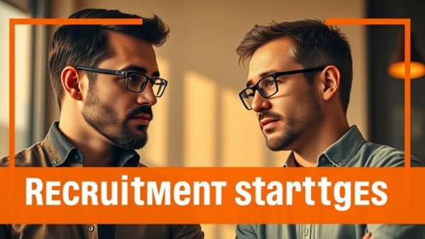 Two men discussing recruitment on strategies on how startups can win the talent war.