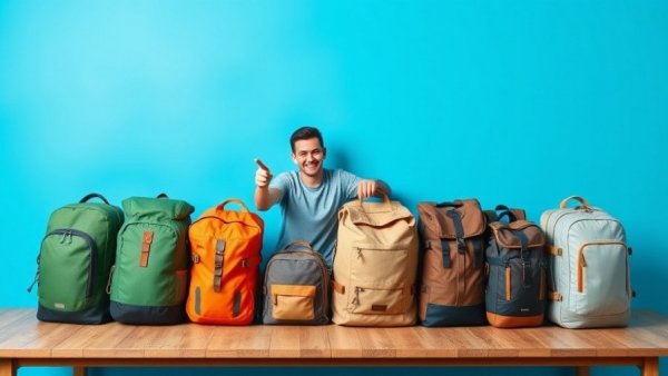 Selection of the best lightweight travel backpacks for 2026 on display.