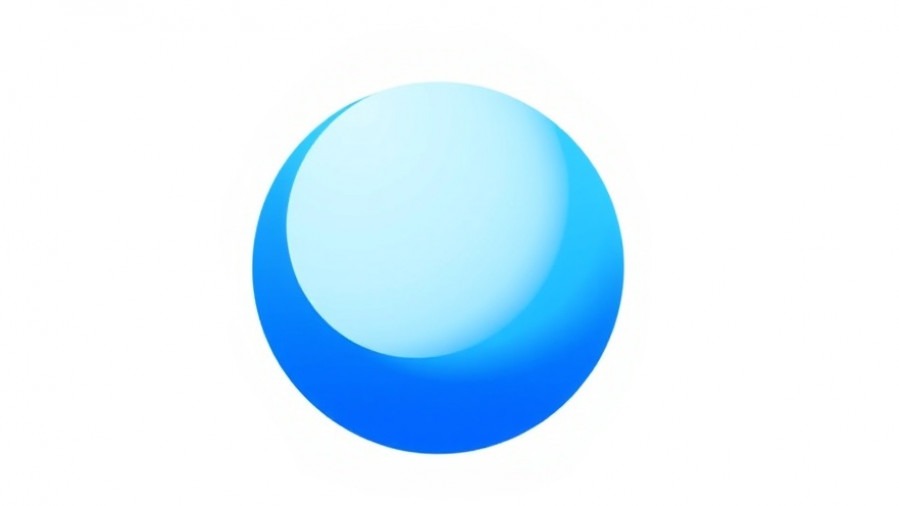 Blue gradient logo emphasizing local production in manufacturing.