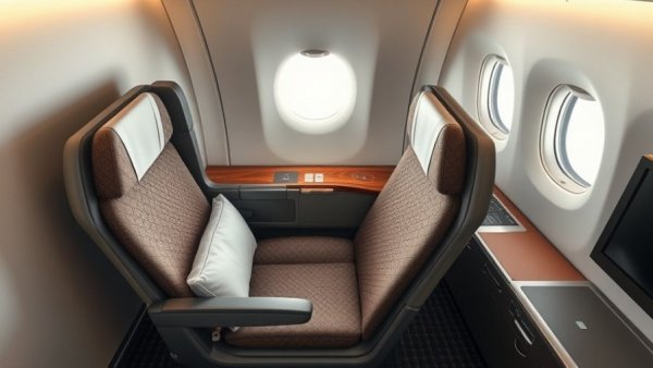 Luxurious airline seating illustrating dynamic award pricing.