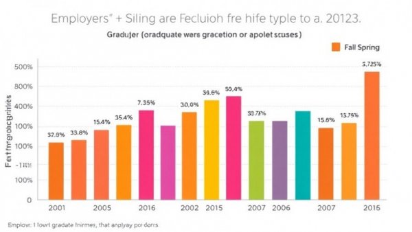 2026 college grad job market hiring projections graph.