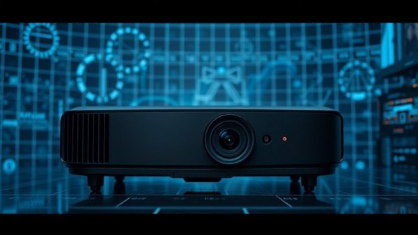 Horizon 20 Max projector features highlighted in a futuristic setting.