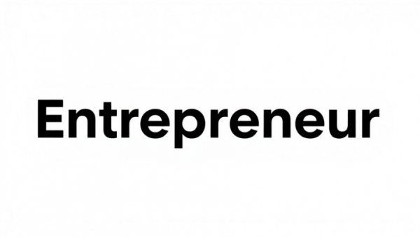 Minimalist Entrepreneur Store logo in bold monochrome style.