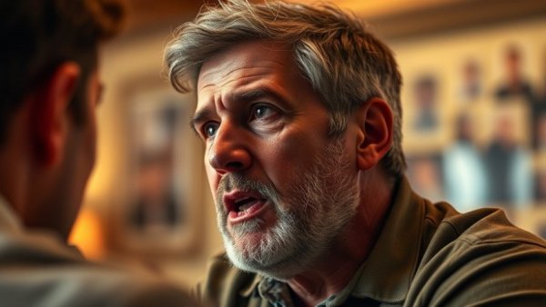 Middle-aged man speaking passionately indoors, chase the hard problems.