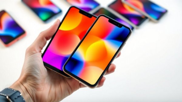 Colorful smartphones showcasing Nigeria smartphone market growth.