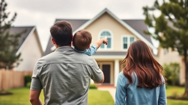 Family examining new home indicating homebuyer demand and mortgage rates.