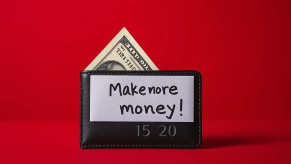 Attract High-Paying Clients On LinkedIn with motivational message and cash.