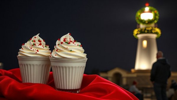 Holiday Open House at Nobska Lighthouse: festive drinks and illuminated lighthouse.