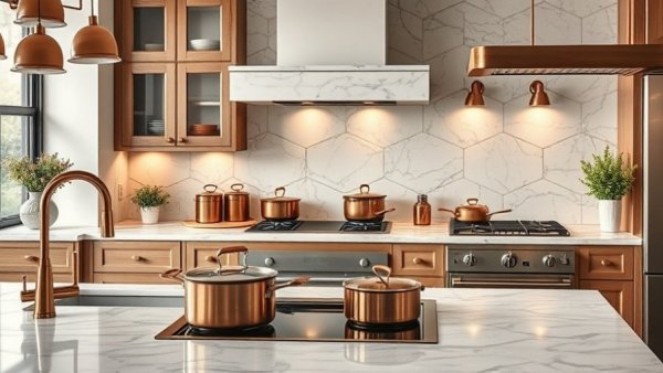 Elegant kitchen pot fillers in modern and rustic designs.