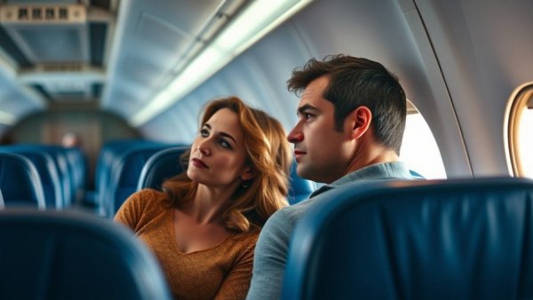 Lessons Learned from Travel in 2026: Thoughtful couple on airplane