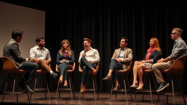 Panelists discussing consumer AI startups staying power on stage.