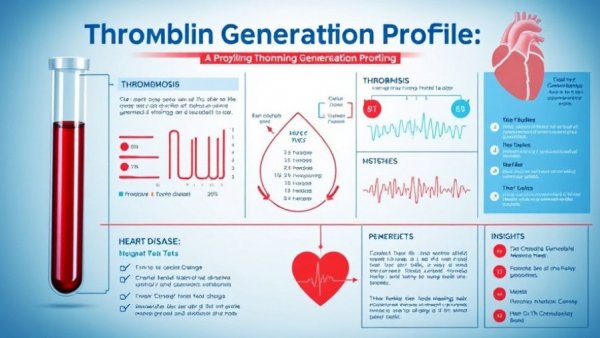 Infographic detailing blood test for heart disease insights.