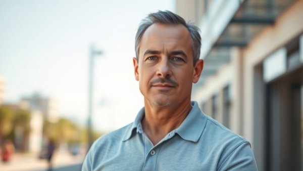 Lessons Startups Can Learn from Fortune 500: confident middle-aged man outdoors.