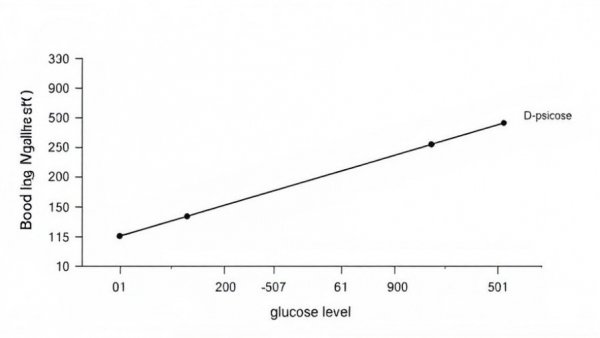Graph of D-Psicose effects on blood glucose, benefits of allulose study.