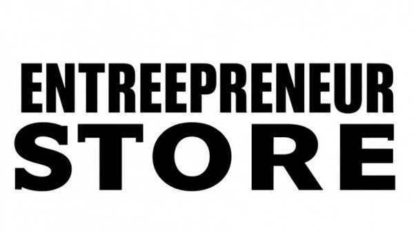 Entrepreneur STORE logo with bold black text on white background.