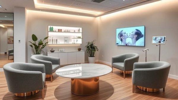 Modern med spa reception showcasing VIO Med Spa franchise growth secrets.